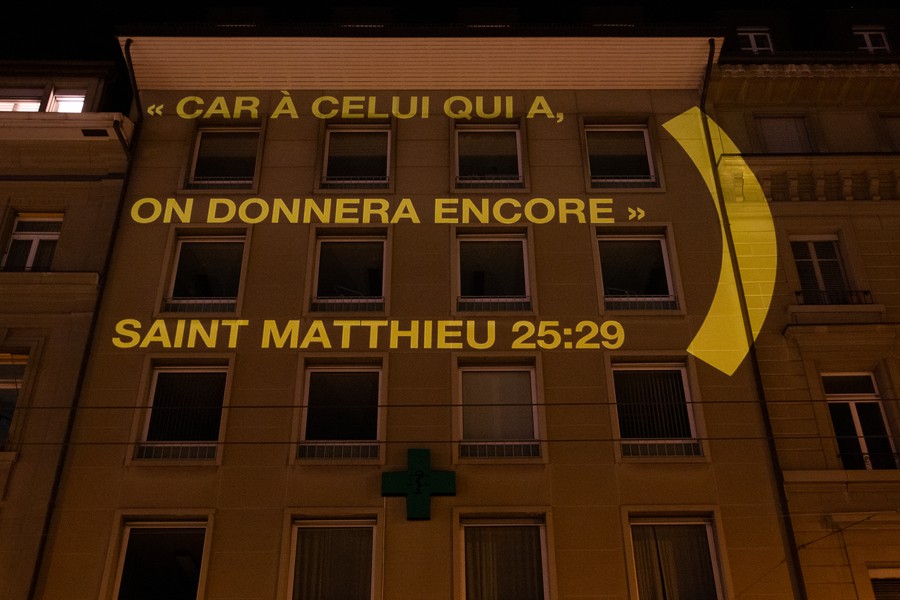« Car à celui qui a, on donnera encore » Saint Matthieu, 25:29